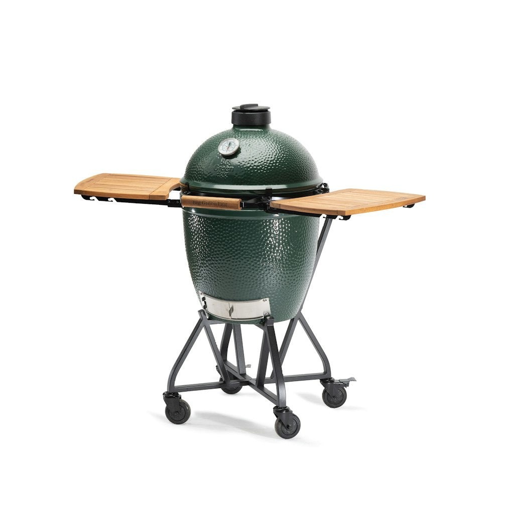 Big Green Egg IntEGGrated Nest + Acacia Shelves