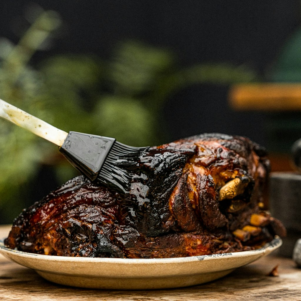Big Green Egg Basting Brush with Silicone Head & Handle