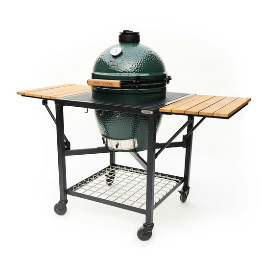 Big Green Egg Modular Nest With Foldable Acacia Shelves