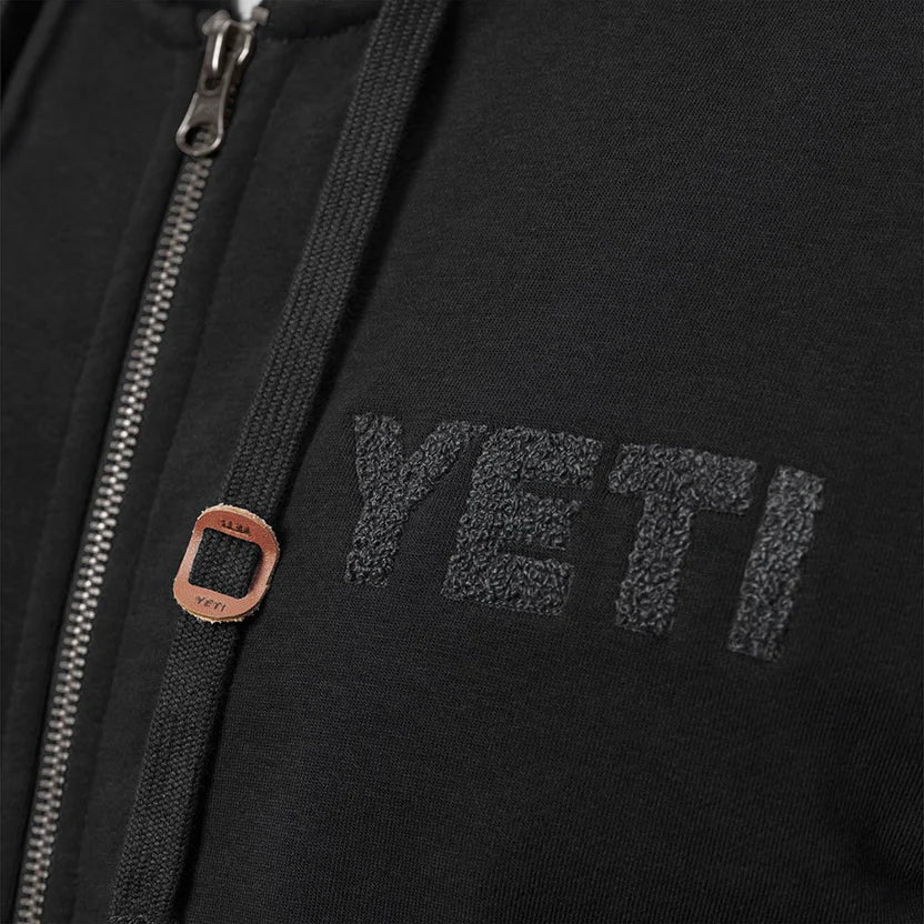 YETI Terry Full Zip Hoodie - Black