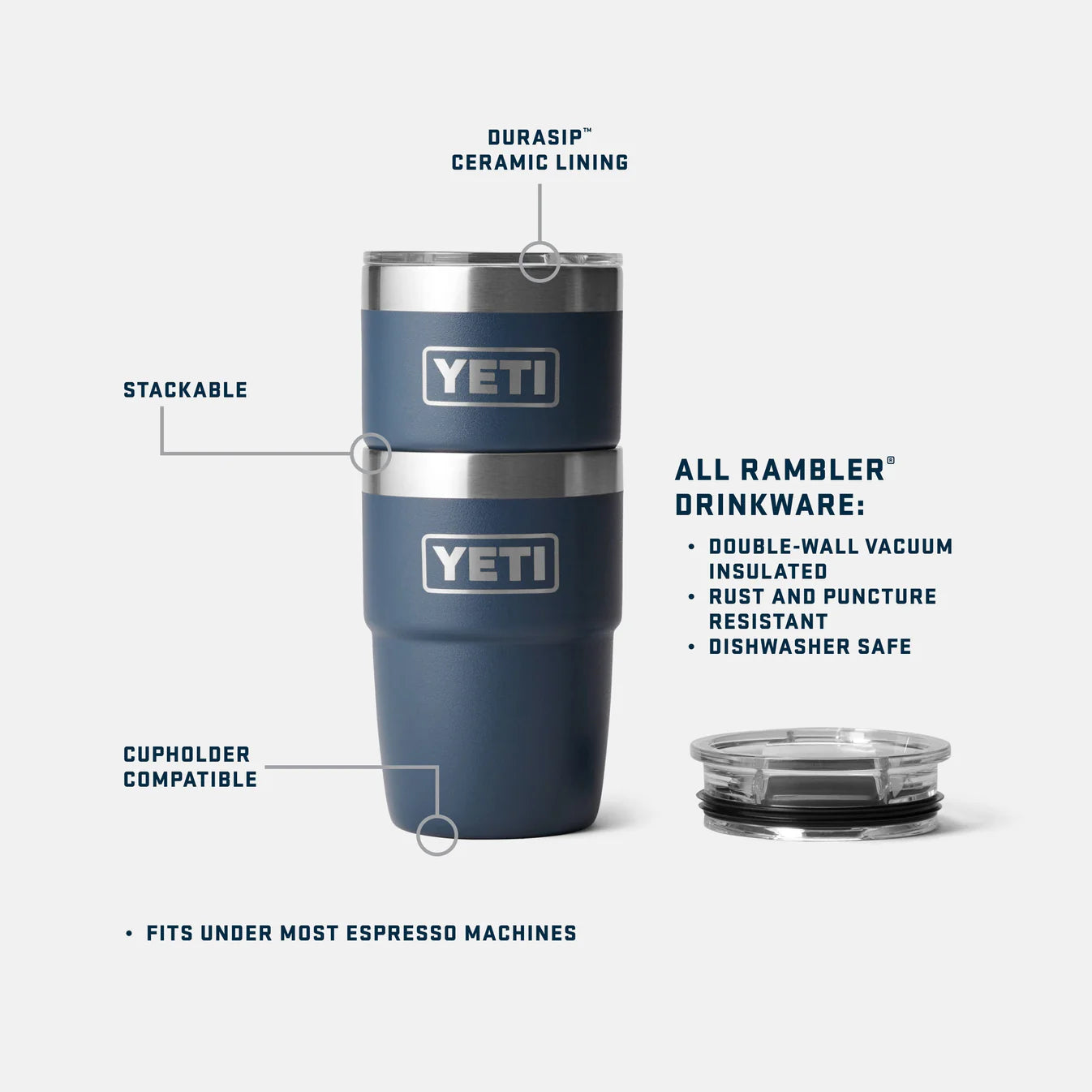 YETI Rambler 8 oz Stackable Cup - (237 ml)