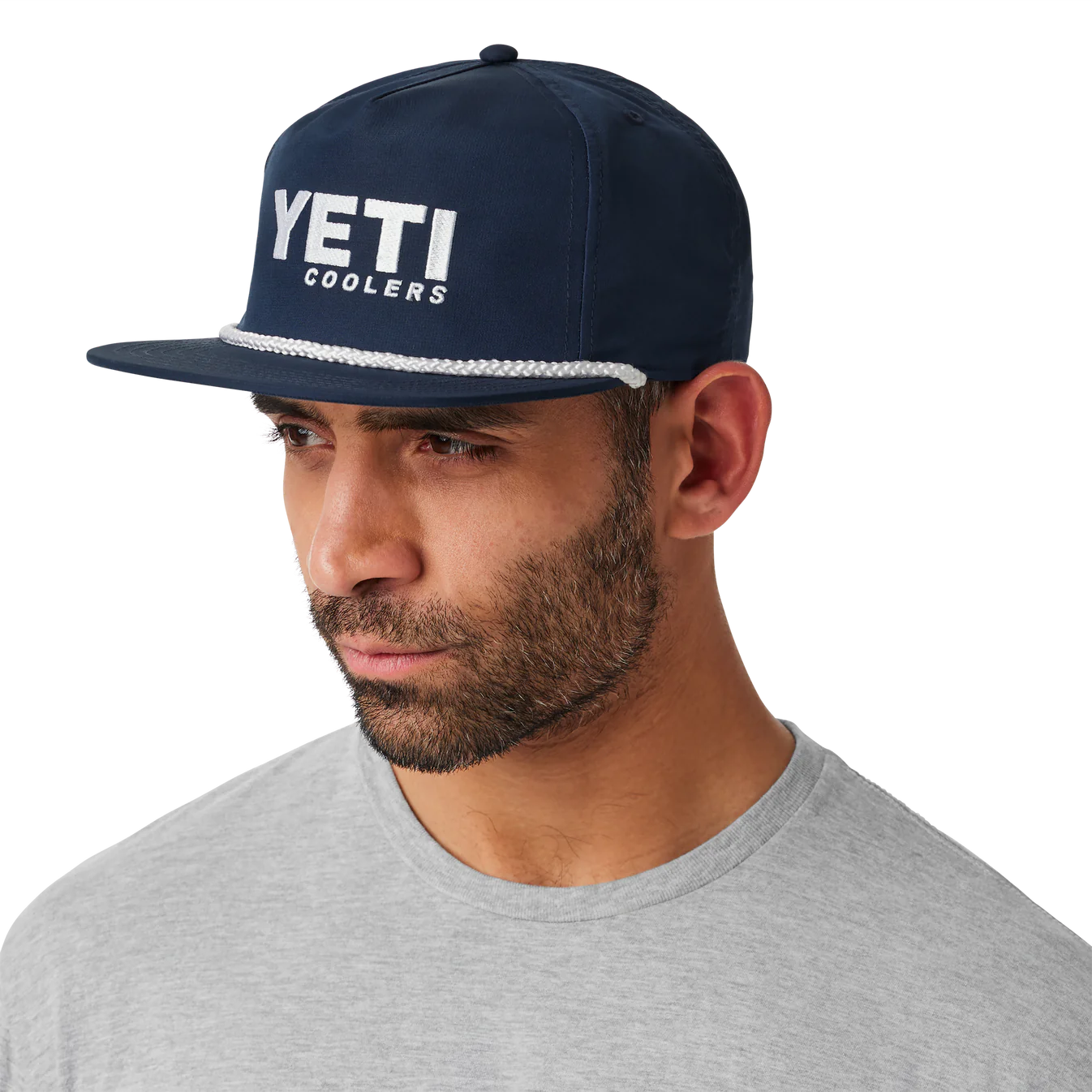 YETI Coolers Mid Pro Flat Brim Rope Hat