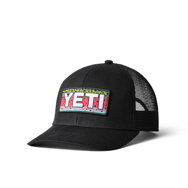 YETI Rainbow Trout Logo Badge Trucker Hat