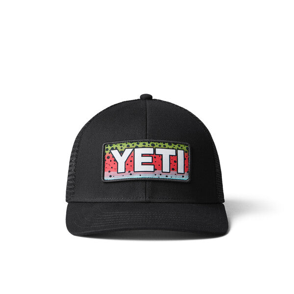 YETI Rainbow Trout Logo Badge Trucker Hat