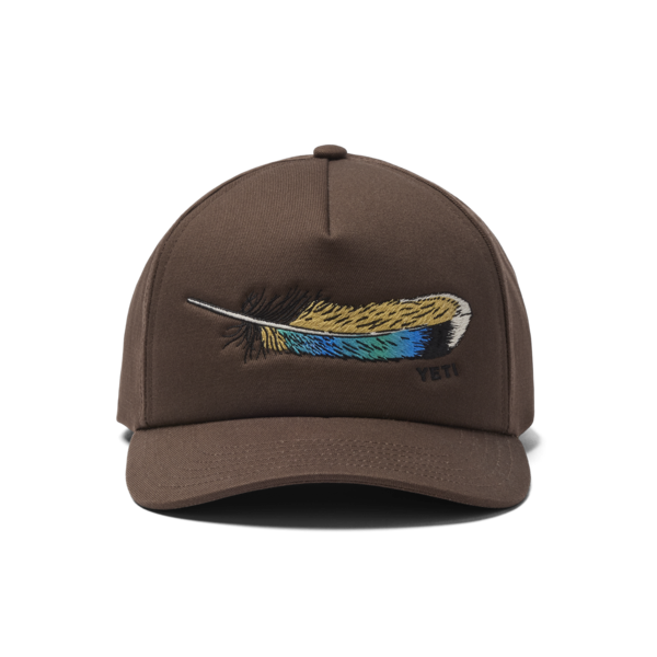 YETI Mid Pro Flat Brim Feather Hat