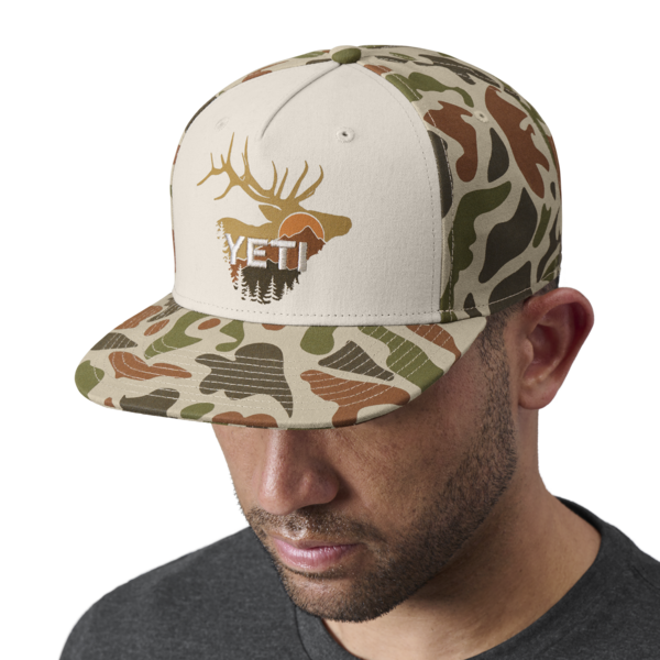 YETI Sunrise Elk Flat Brim Hat