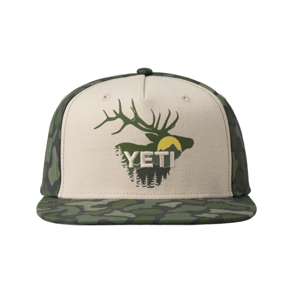 YETI Sunrise Elk Flat Brim Hat