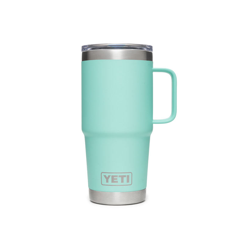 seafoam YETI 20 oz travel mug