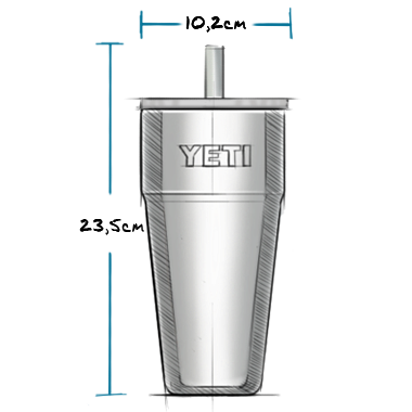 YETI Rambler 26 oz Straw Cup - 760ml