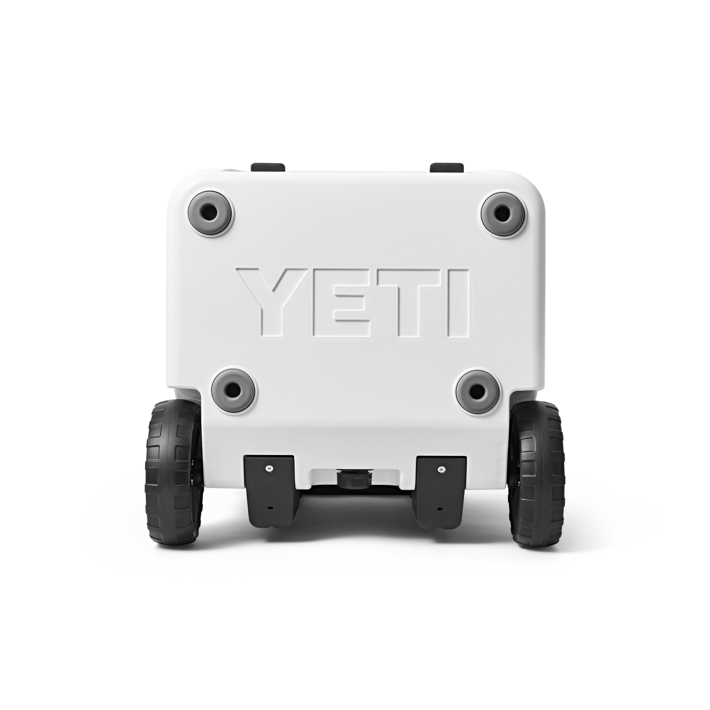 YETI Roadie 48 Wheeled Cool Box in white base