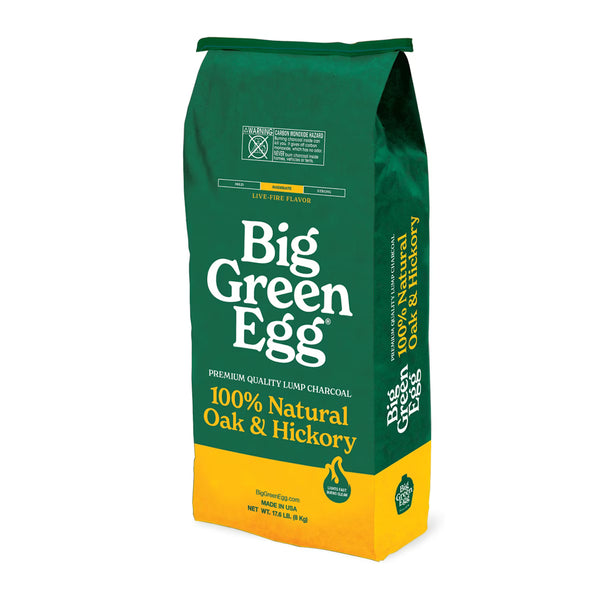 Big Green Egg Premium 100% Natural Oak & Hickory Lump Charcoal