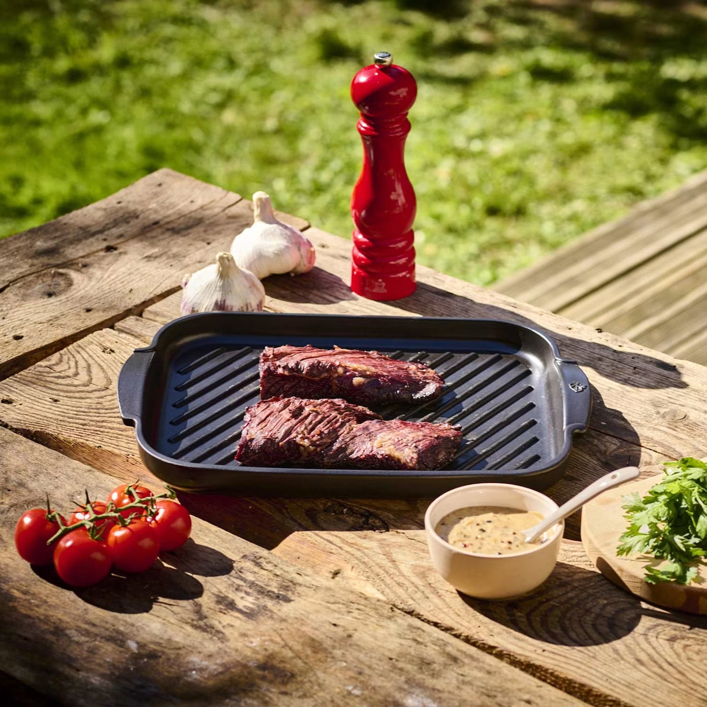 Big Green Egg Peugeot Saveurs Ceramic Meat Griddle