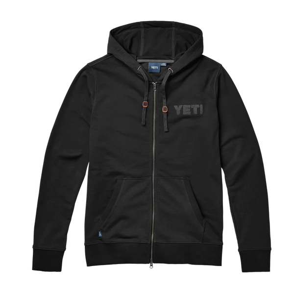 YETI Terry Full Zip Hoodie - Black