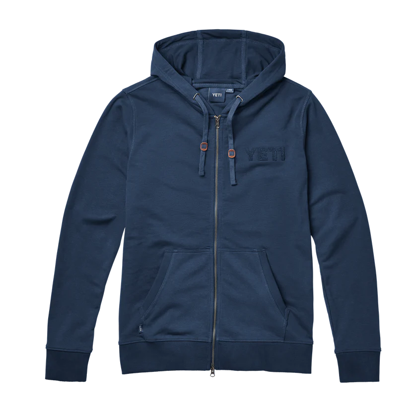 YETI Terry Full Zip Hoodie - Navy