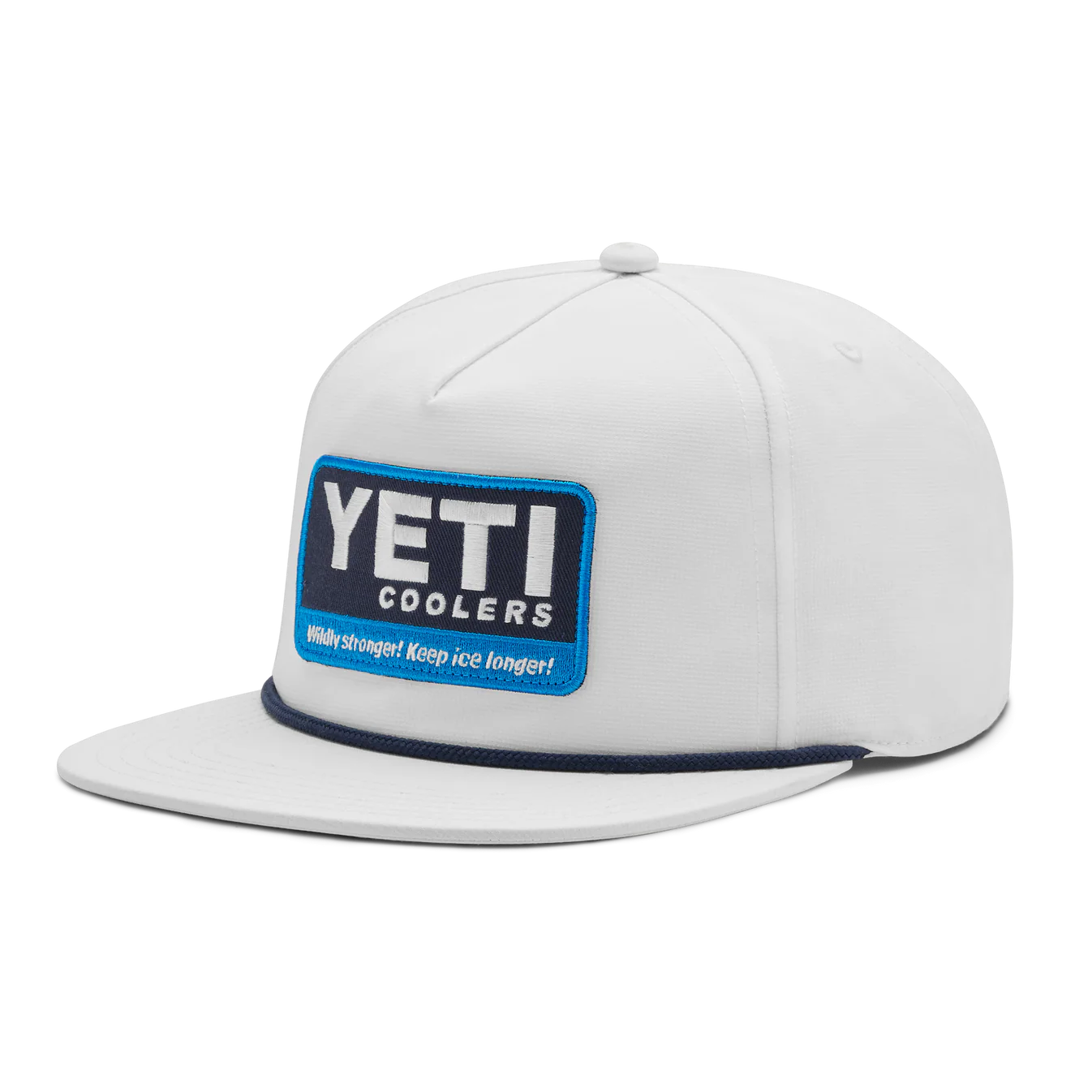YETI Coolers Wildly Stronger Flat Brim Rope Hat