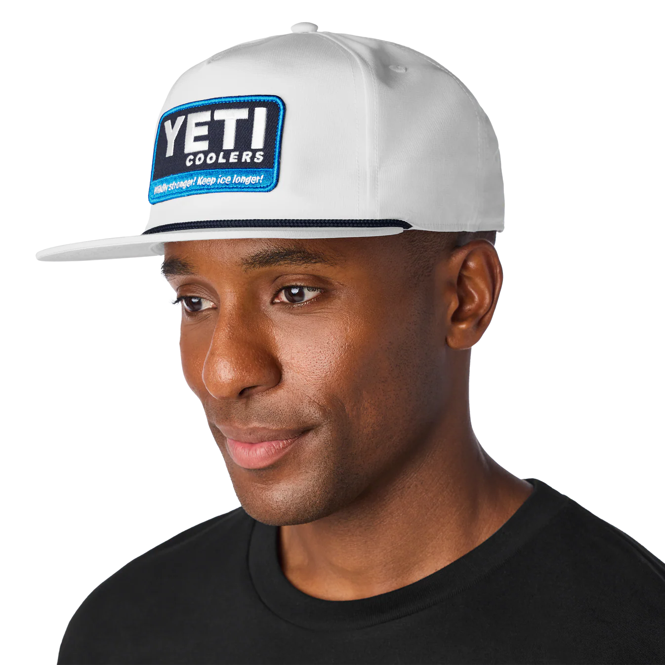 YETI Coolers Wildly Stronger Flat Brim Rope Hat