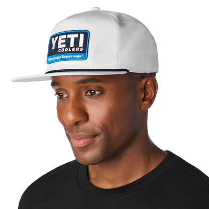 YETI Coolers Wildly Stronger Flat Brim Rope Hat