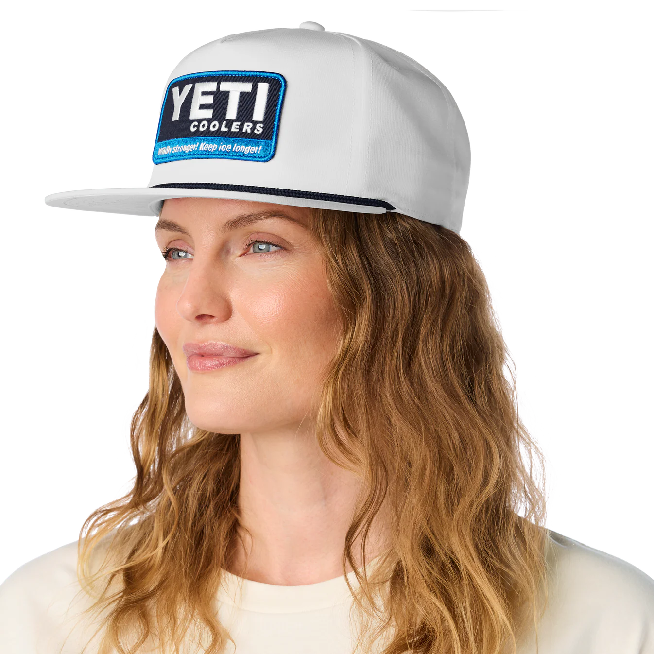 YETI Coolers Wildly Stronger Flat Brim Rope Hat