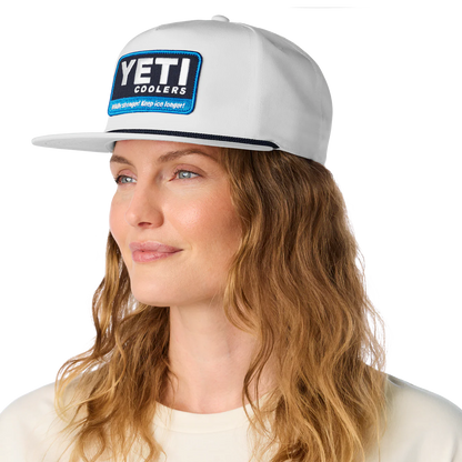YETI Coolers Wildly Stronger Flat Brim Rope Hat