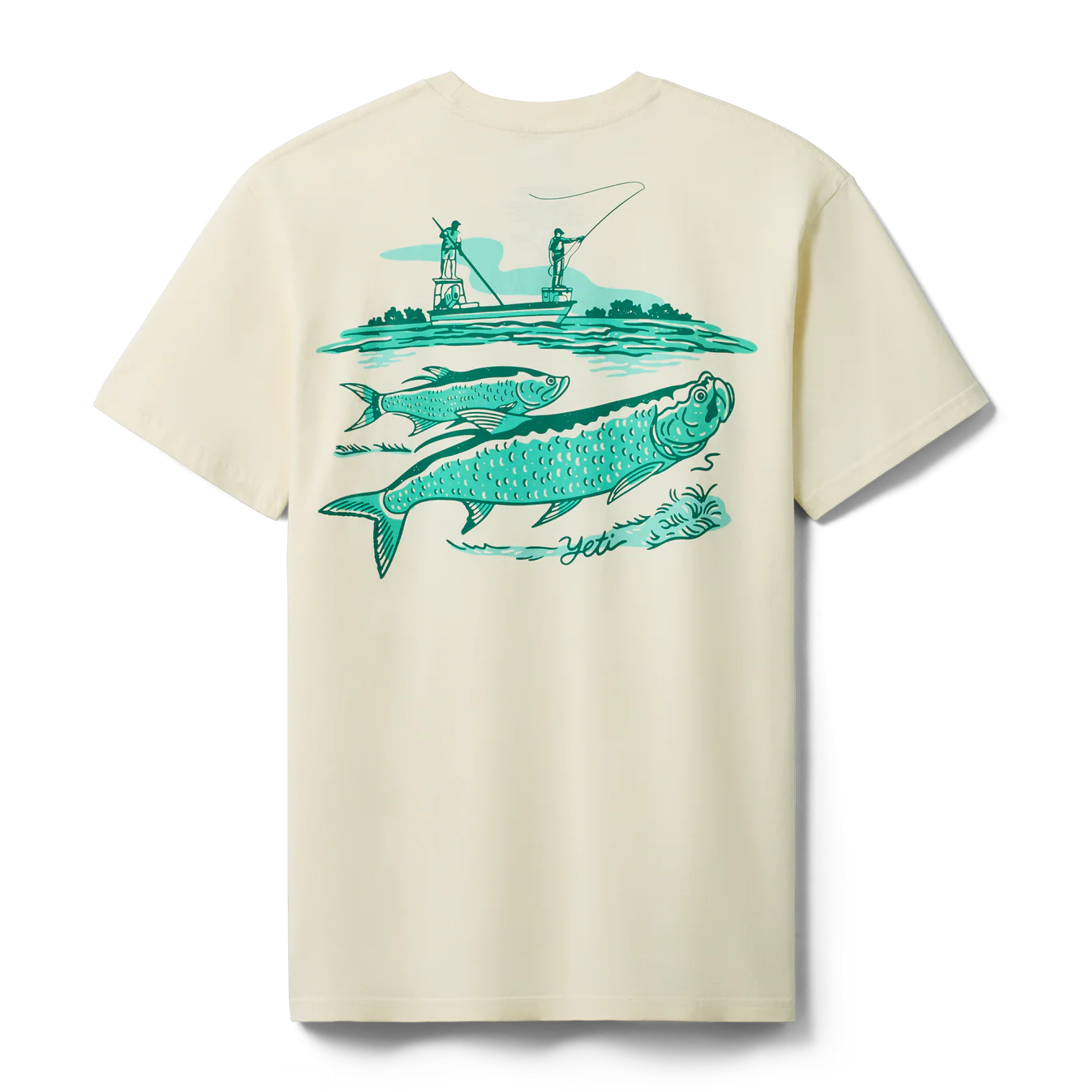 YETI Tarpon Flies Short Sleeve T- Shirt