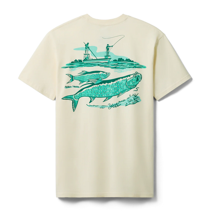 YETI Tarpon Flies Short Sleeve T- Shirt