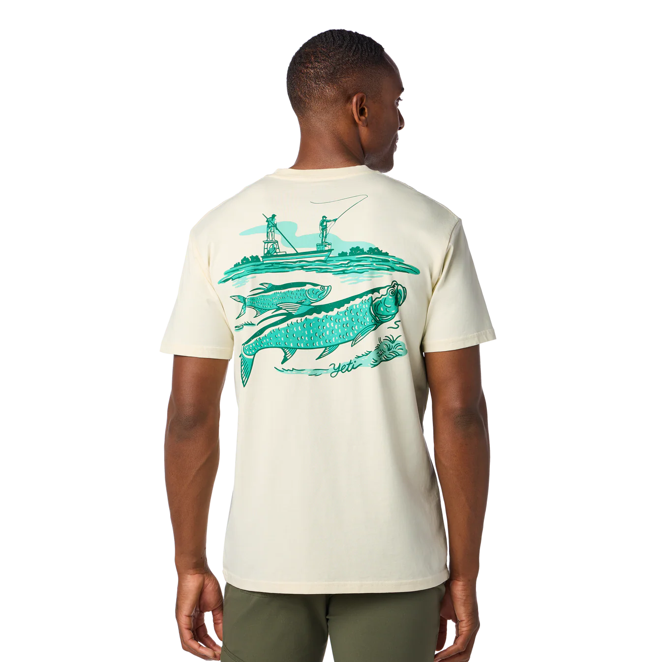 YETI Tarpon Flies Short Sleeve T- Shirt