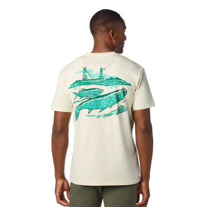 YETI Tarpon Flies Short Sleeve T- Shirt