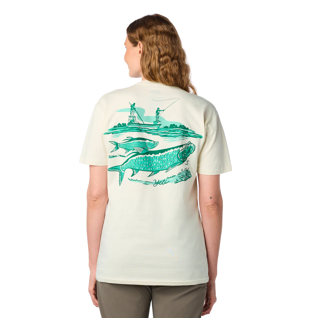 YETI Tarpon Flies Short Sleeve T- Shirt