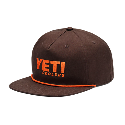 YETI Coolers Mid Pro Flat Brim Rope Hat