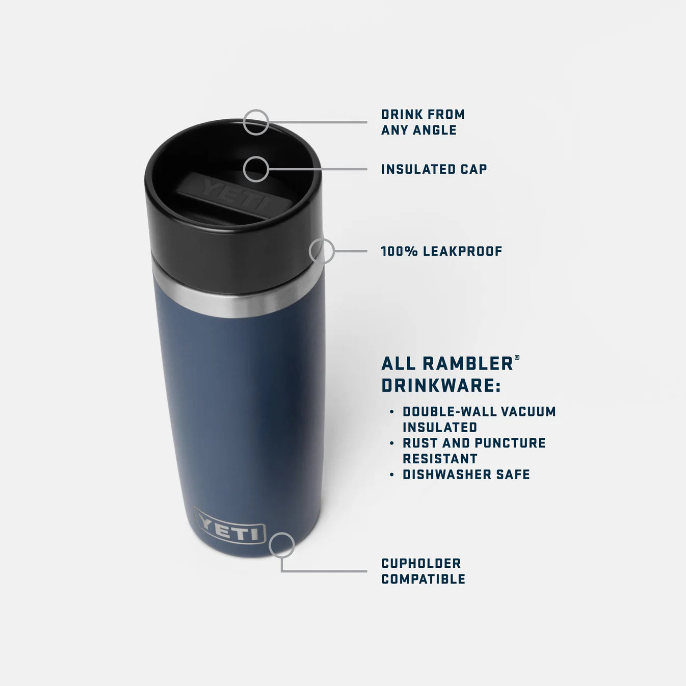 YETI Rambler 16 oz Travel Bottle - 473 ml