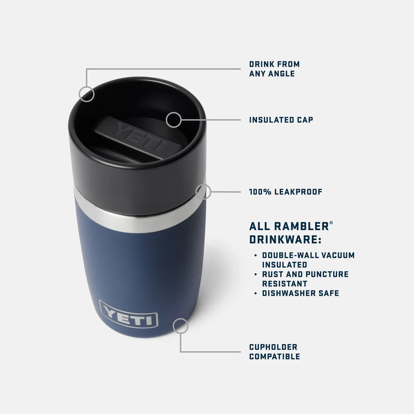 YETI Rambler 8 oz Travel Bottle - 236 ml
