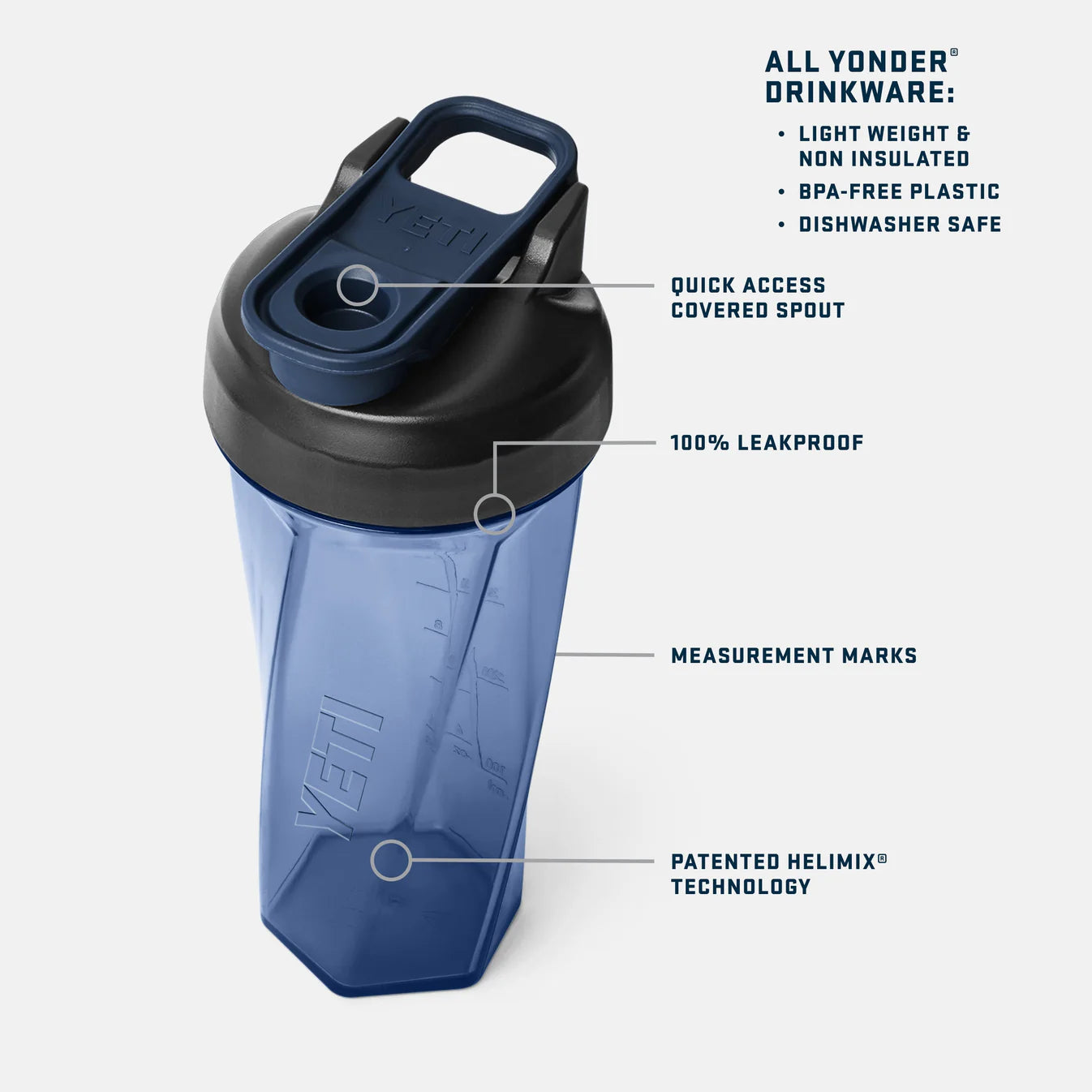 YETI Yonder 27 oz (737 ml) Shaker Bottle