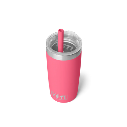 YETI Rambler Jr 10 oz (295ml) Kids Insulated Tumbler with Silicone Straw Lid