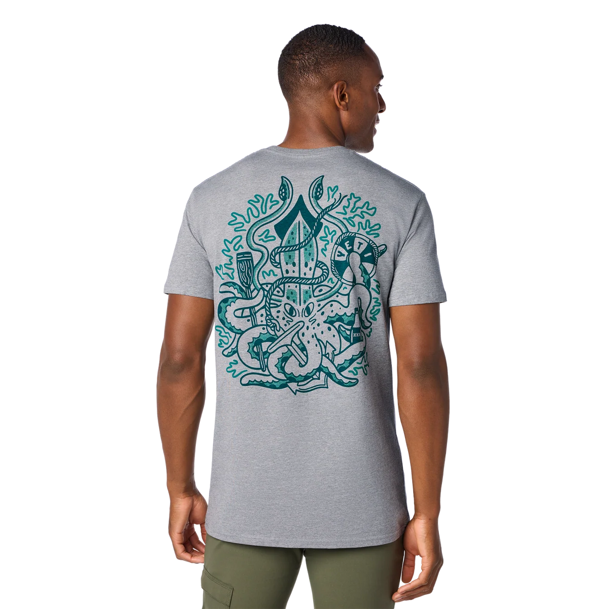 YETI Nautical Octopus Short Sleeve T-Shirt