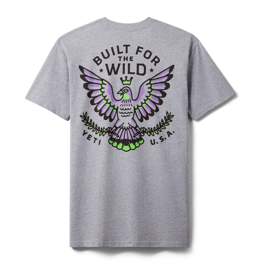 Yeti Pigeon Emblem Short Sleeve T-Shirt