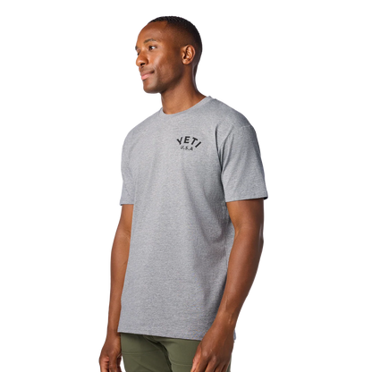 Yeti Pigeon Emblem Short Sleeve T-Shirt