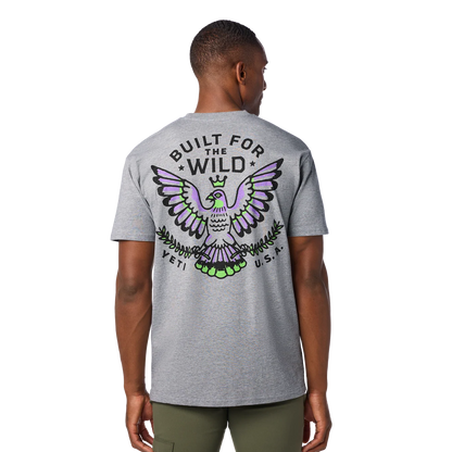 Yeti Pigeon Emblem Short Sleeve T-Shirt