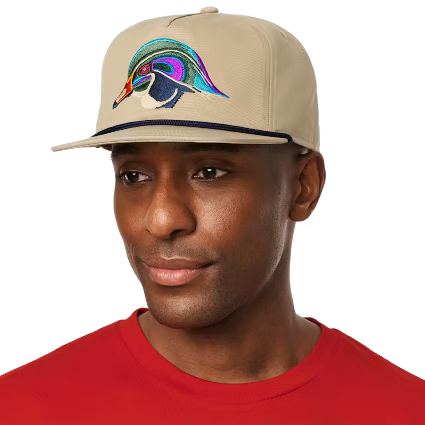 YETI Flat Brim Rope Hat - Wood Duck