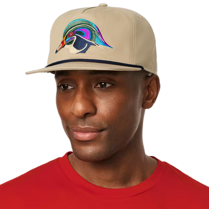 YETI Flat Brim Rope Hat - Wood Duck