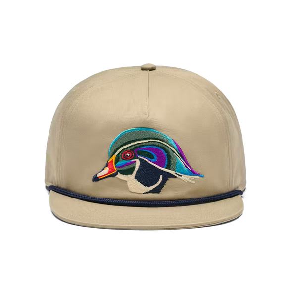 YETI Flat Brim Rope Hat - Wood Duck