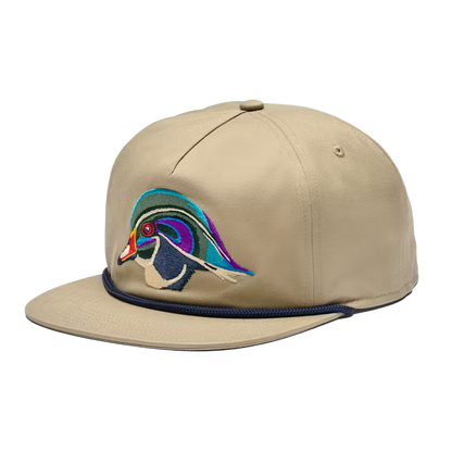 YETI Flat Brim Rope Hat - Wood Duck
