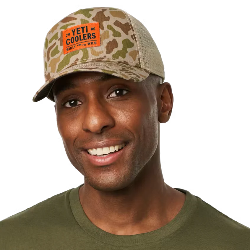 YETI Coolers Flat Brim Rope Hat - Camo
