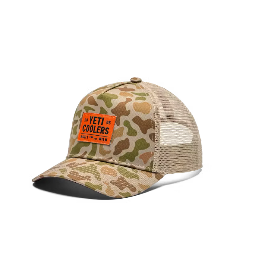 YETI Coolers Flat Brim Rope Hat - Camo