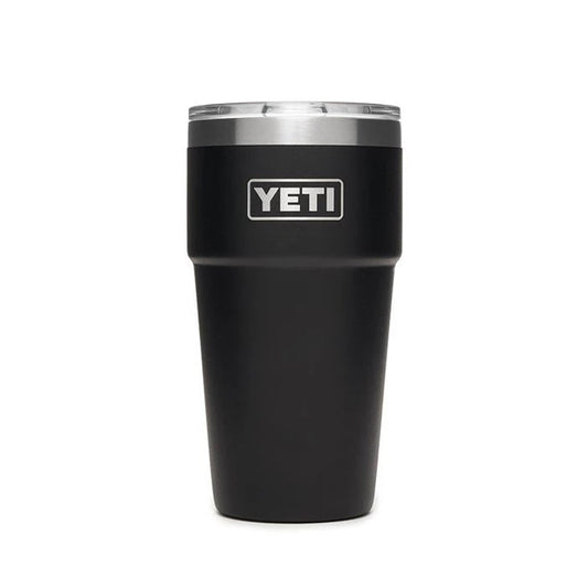 Black YETI 16 Oz Pint with MagSlider Lid