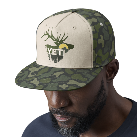 YETI Sunrise Elk Flat Brim Hat