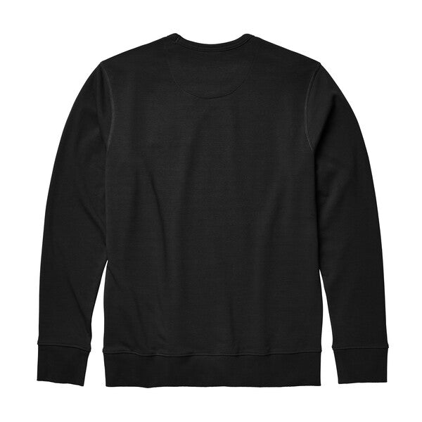 YETI French Terry Crew Neck Pullover Black