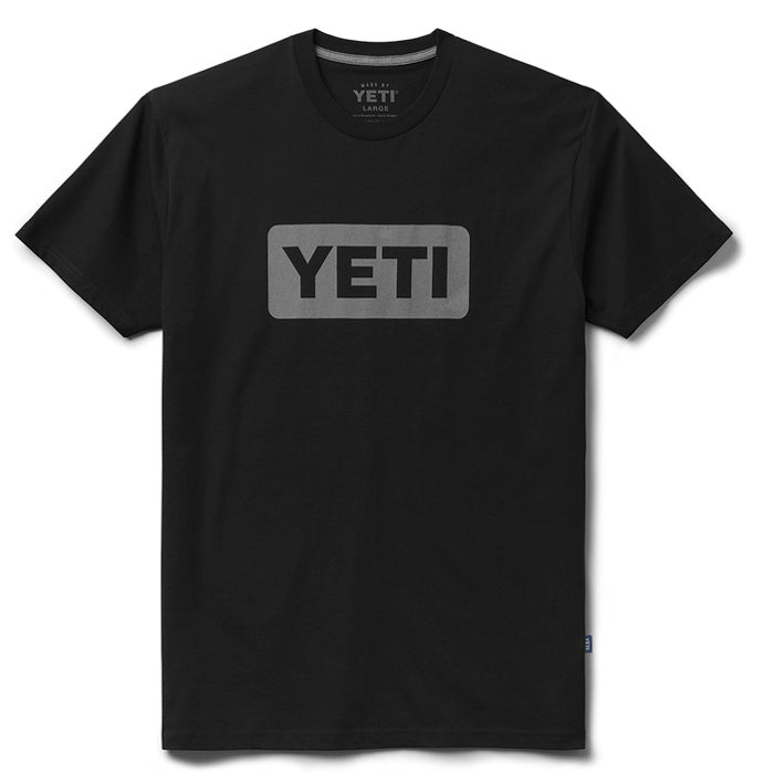 YETI Logo Badge Premium T-Shirt - Black