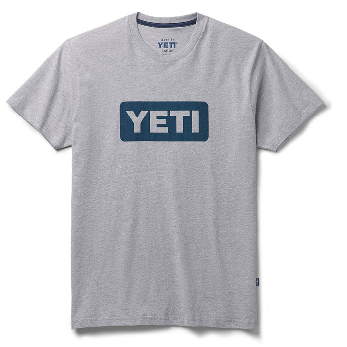 YETI Logo Badge Premium T-Shirt - Grey