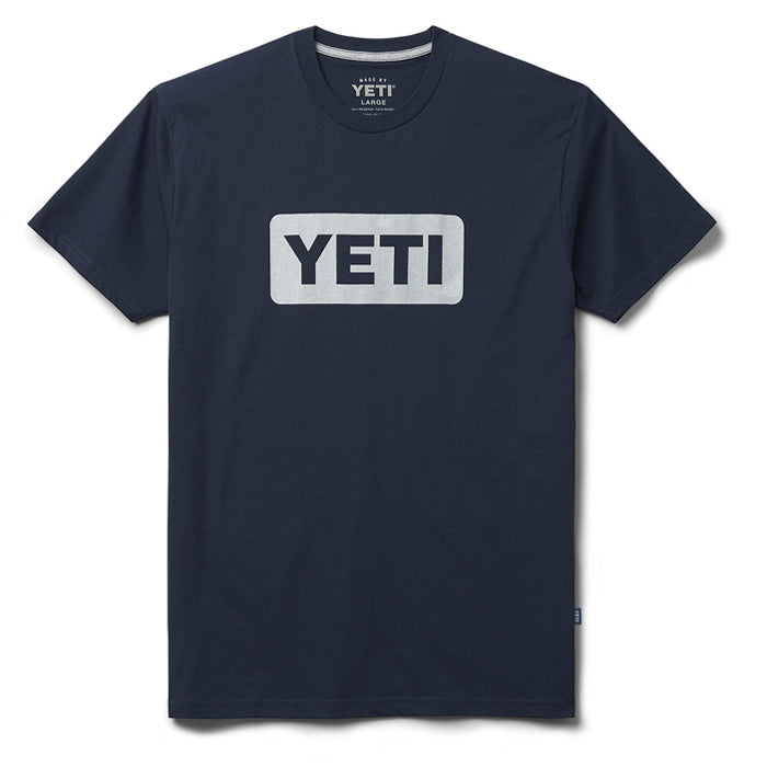YETI Logo Badge Premium T-Shirt - Navy