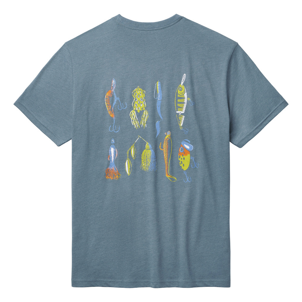 YETI Lures T-Shirt - Heather Navy